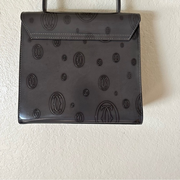 Authentic Cartier Happy Birthday handbag in monogram patent leather - Picture 4 of 10